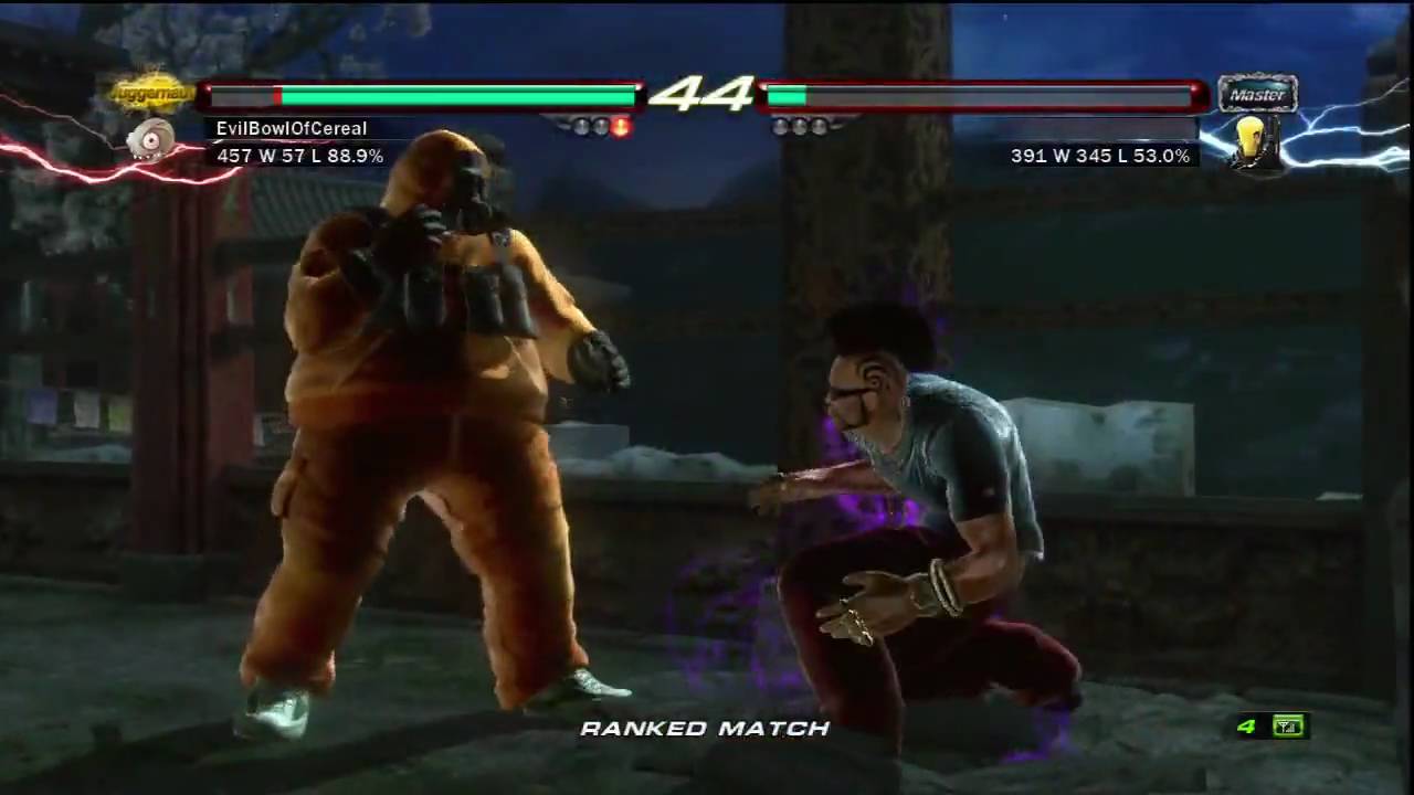 Tekken 6 Online Ranked Match Session 25 - Bob - [HD]