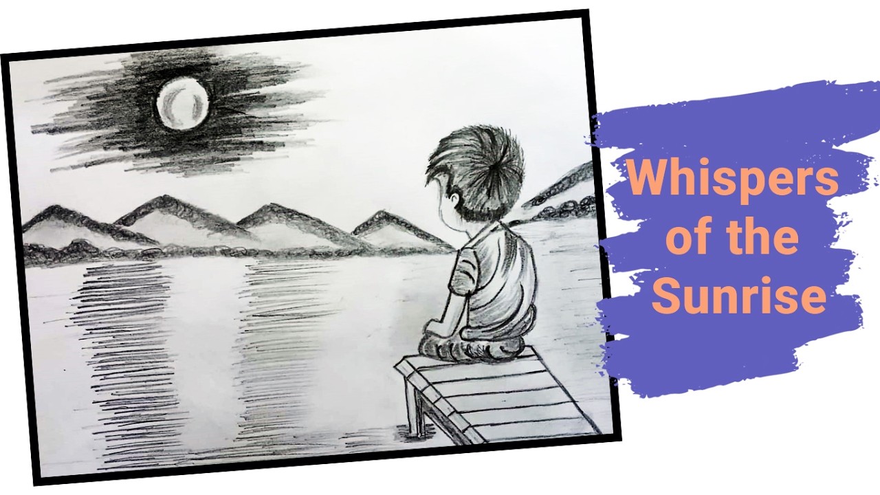 Sunrise🌄 drawing for kids# peaceful morning sunrise# viral# simple goldenrise😃# Ayush art