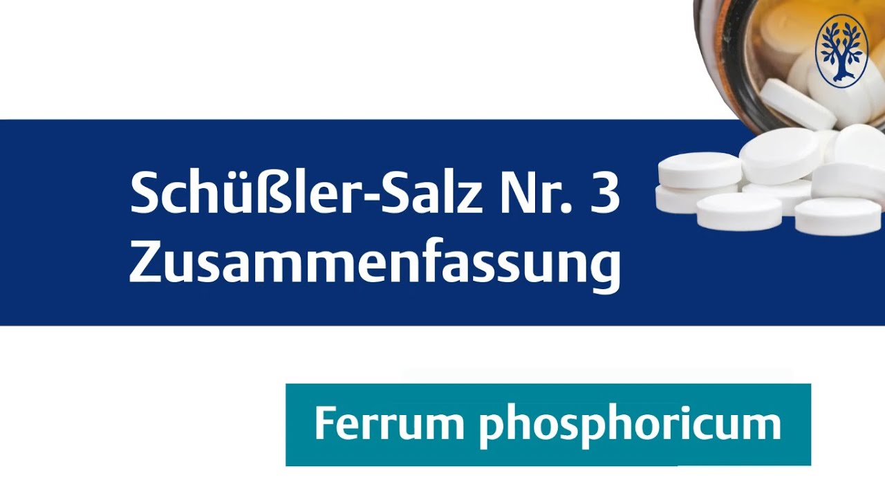 Schüßler-Salz Nr. 3: Ferrum phosphoricum - Überblick ► heilpraktikerkurse.de
