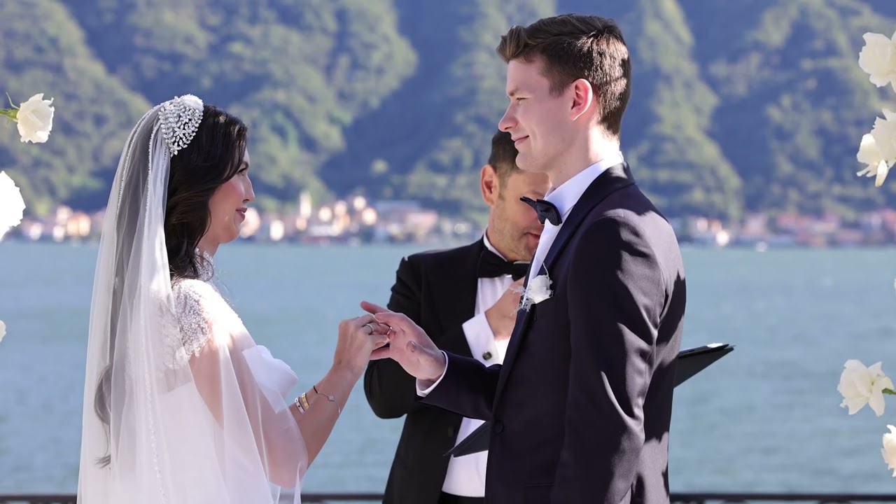 Lavish wedding at villa Balbiano, Lake Como