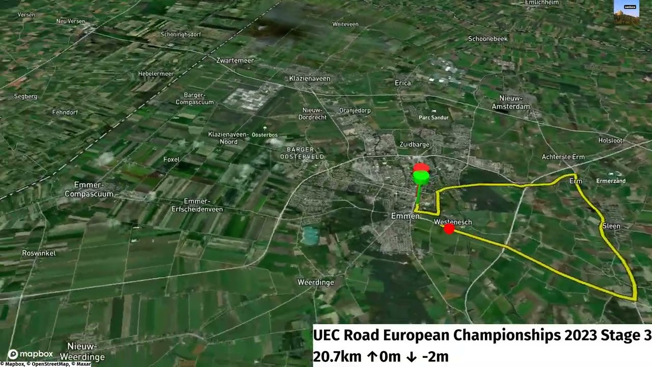 UEC Road European Championships 2023 Stage 3 -  : Wildlands Adventure Zoo to Emmen (September 20, 2