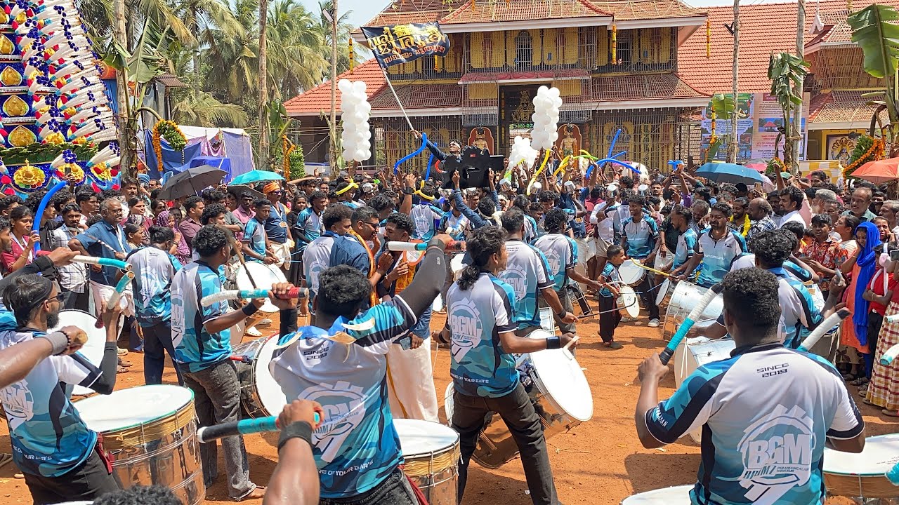 Bgm drumz peramangalam nasic dhol 🩵 | പിള്ളേര് തകർത്തു 💪💪| Muthuvara shivaratri 2026  | #shivaratri 