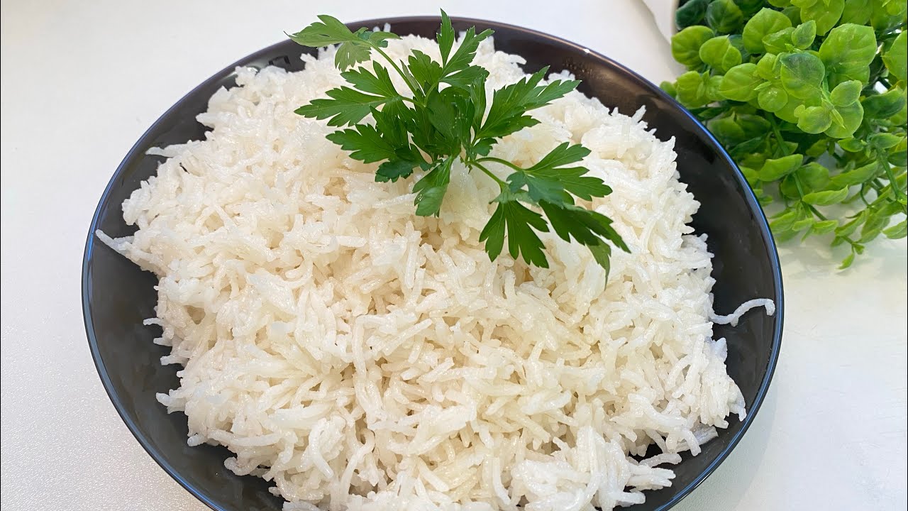 تحضير الرز الأبيض-white rice