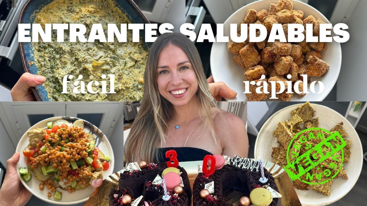 6 Entrantes Veganos Saludables: ¡Fáciles y Rápidos! 🌱