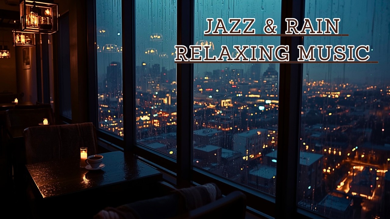 Late Night Rain Jazz – Jazz Relaxing Music and Rain Sound for Deep Rest & Sleep