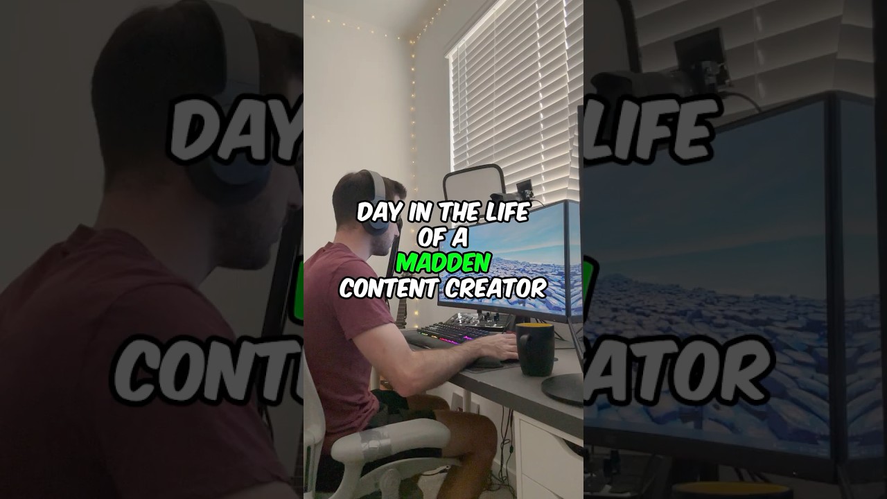 Day in the life of a Full-Time Madden Content Creator