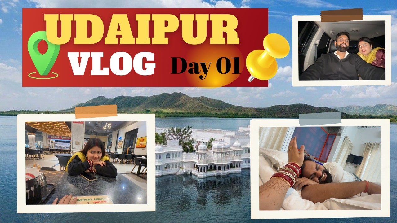 Udaipur Vlog | Day 01| Shaadi k Baad Pehli Trip | Kaleshisharmas | Kajal Sharma | Mayank Sharma