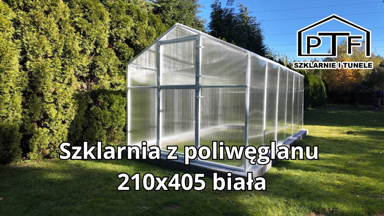 PTF Polska szklarnia z poliwęglanu 2x4 . Na co zwr&oacute;cić uwagę wszystko co musisz wiedzieć. Budżetowa.