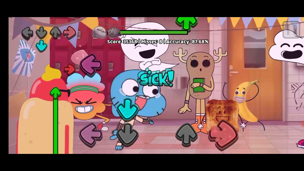En Qué número se coma se hace un cliché está muy peligroso Dra Gumball fnf pibby 