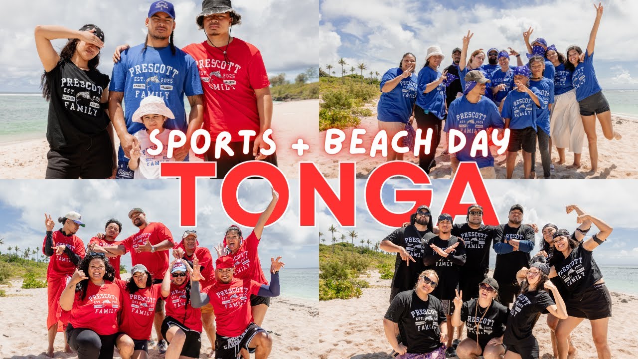 🇹🇴День спорта на пляже ХААТАФУ в ТОНГА!