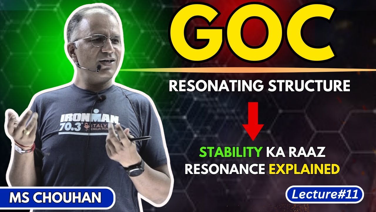 GOC | Resonance | Lecture -11 | Hindi | IIT JEE ADVANCED | OC | MS Chouhan Sir