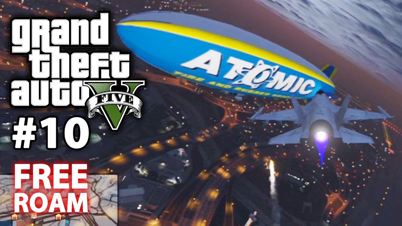 Ghost Ride The Blimp! -- Grand Theft Auto V #10