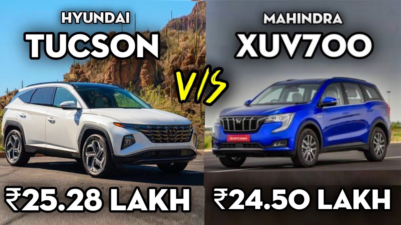 Hyundai Tucson VS Mahindra XUV70O - Full Detailed Comparison!! New 2022 Hyundai Tucson India Review