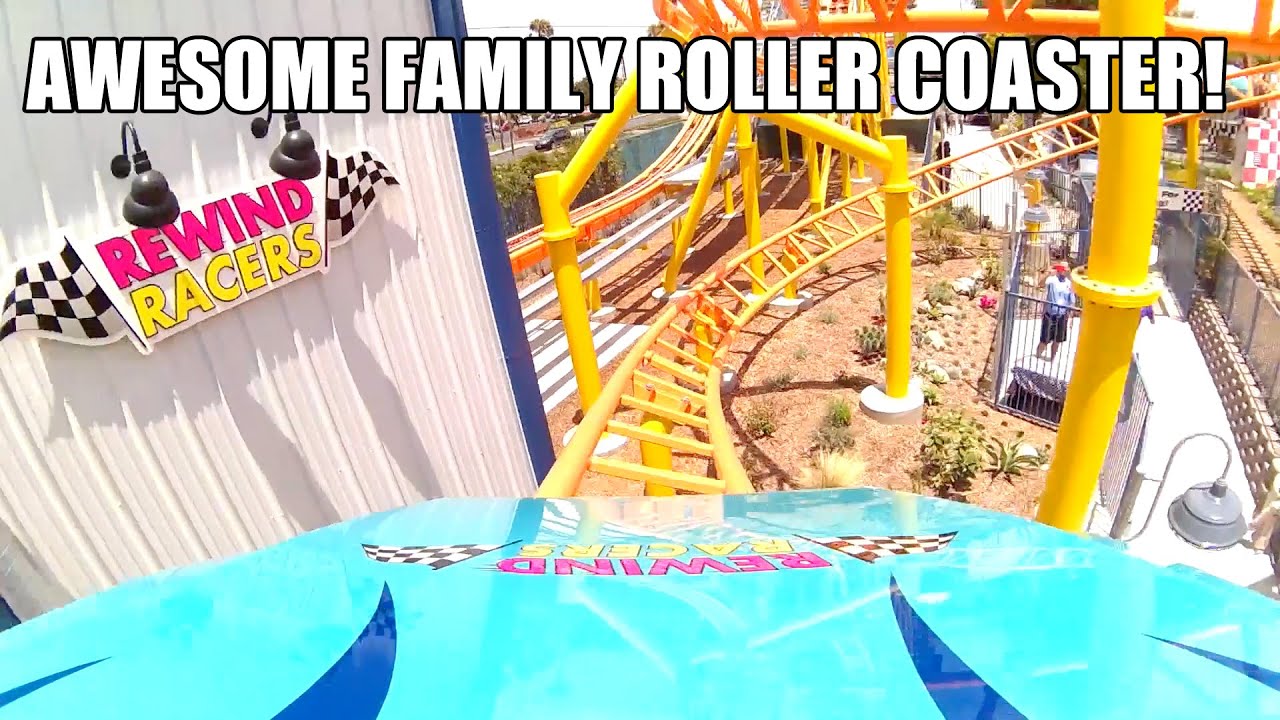 Rewind Racers Roller Coaster POV Adventure City Family Ride Anaheim California