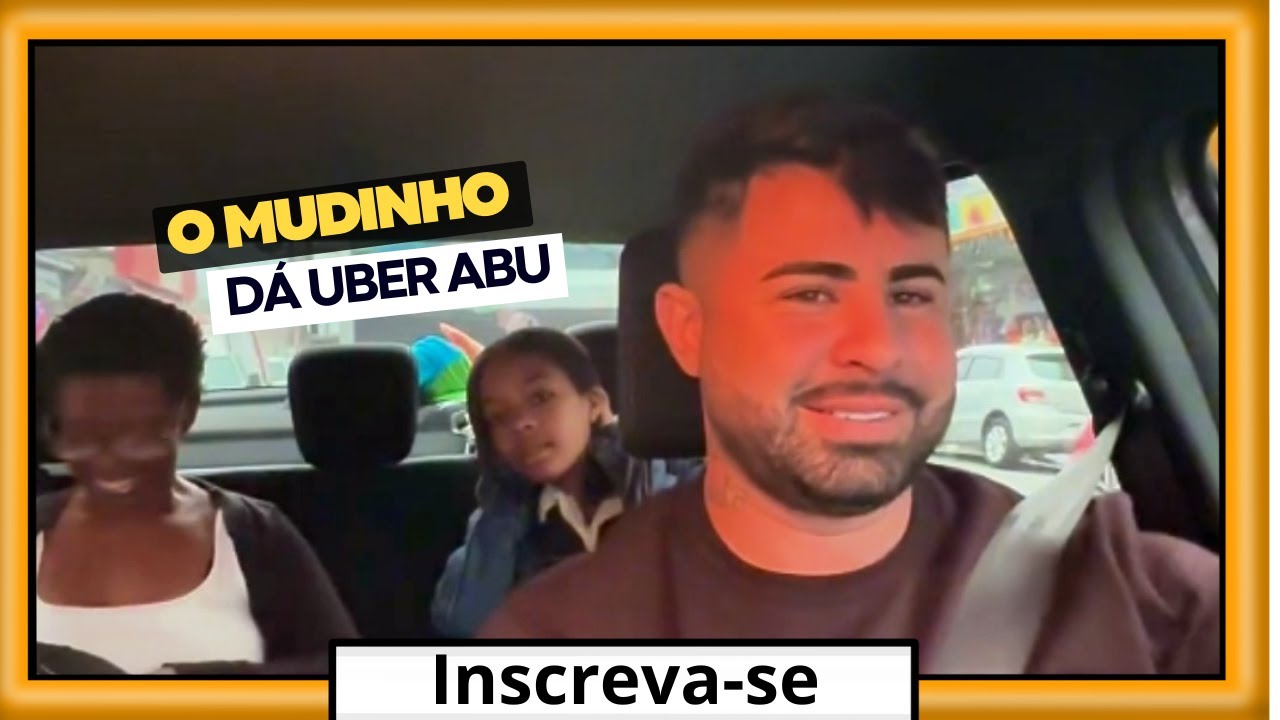 Abu trolla e a passageira fica desesperada #mudinho #uber #abu