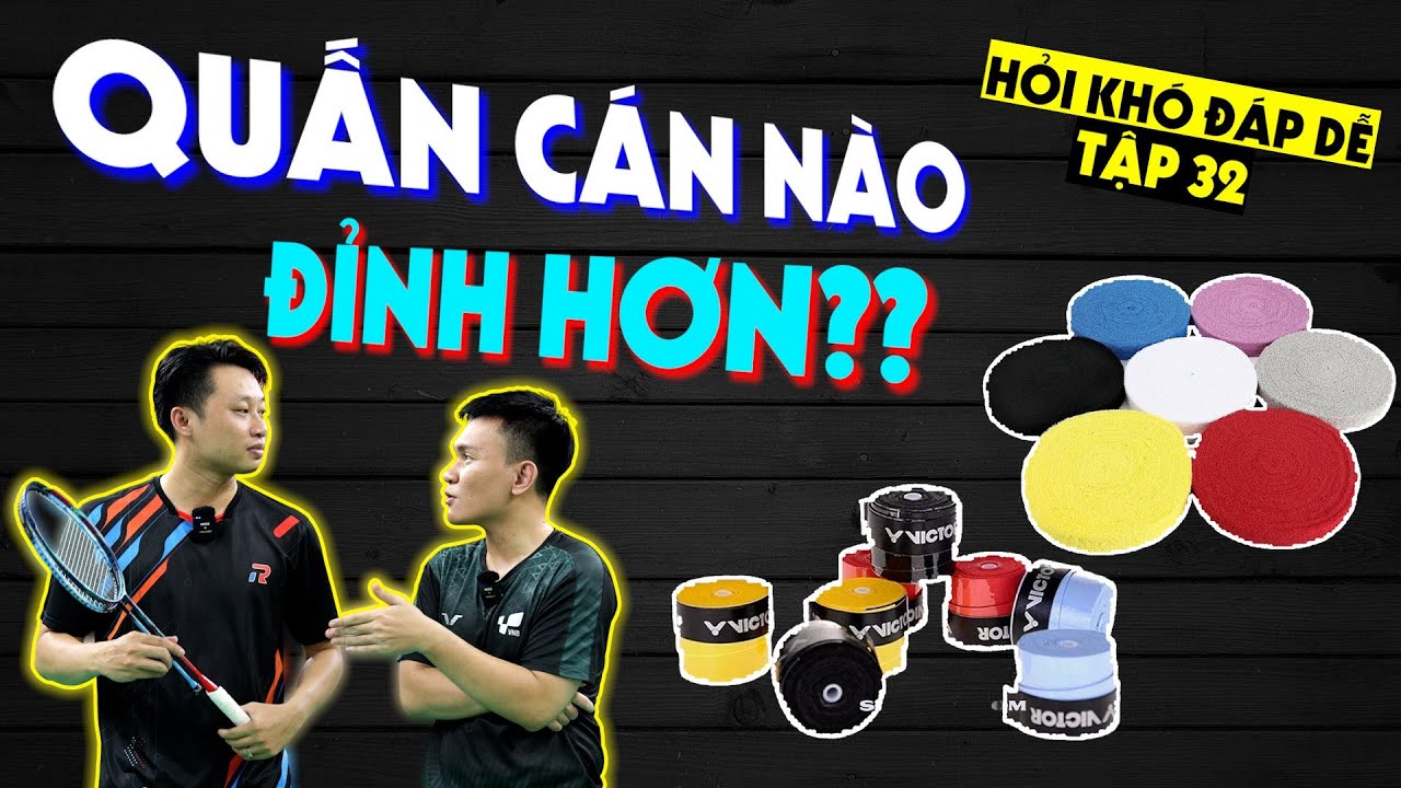 QUẤN CÁN VẢI vs QUẤN CÁN CAO SU: LOẠI NÀO 