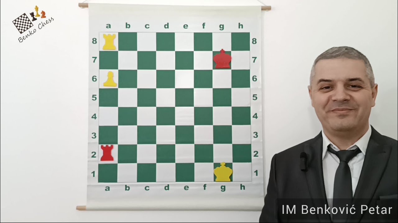 Škola šaha: Top i pešak protiv topa 1.deo - IM Benković Petar