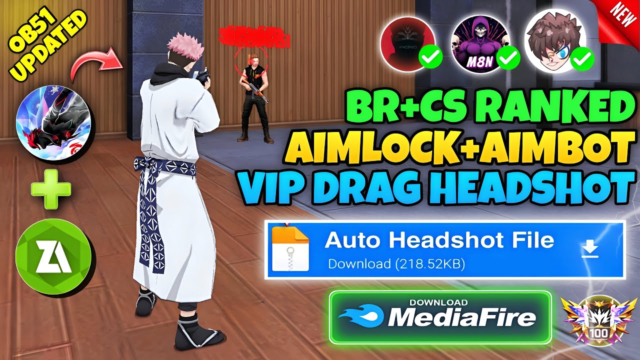 Free Fire Auto Headshot Config File🎯🌠 Macro Aimbot + No Recoil Regedit ‼️ Antiban VIP Script 👽