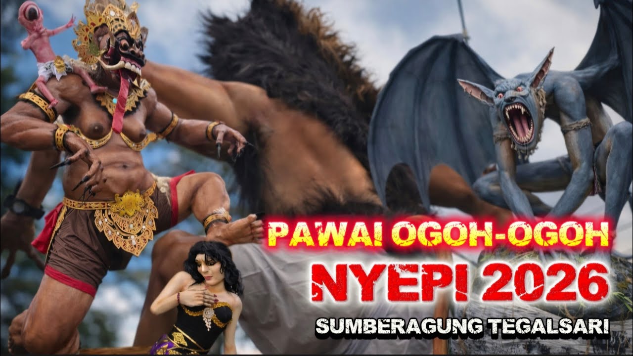 Pawai Ogoh-ogoh Nyepi 2026 Sumberagung Tegalsari Banyuwangi