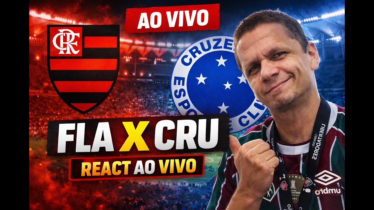 FLAMENGO X CRUZEIRO AO VIVO 🔴 REACT TORCIDA | MARACANÃ