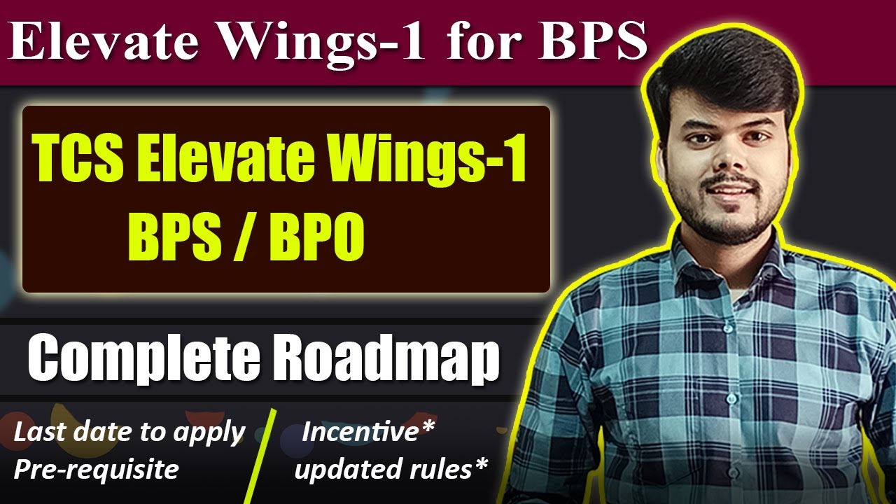 TCS Elevate Wings1 for BPS/BPO | Complete Roadmap | wings1 bps complete detail |