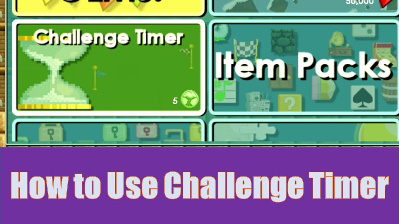 Growtopia #116 - How to Use Challenge Timer