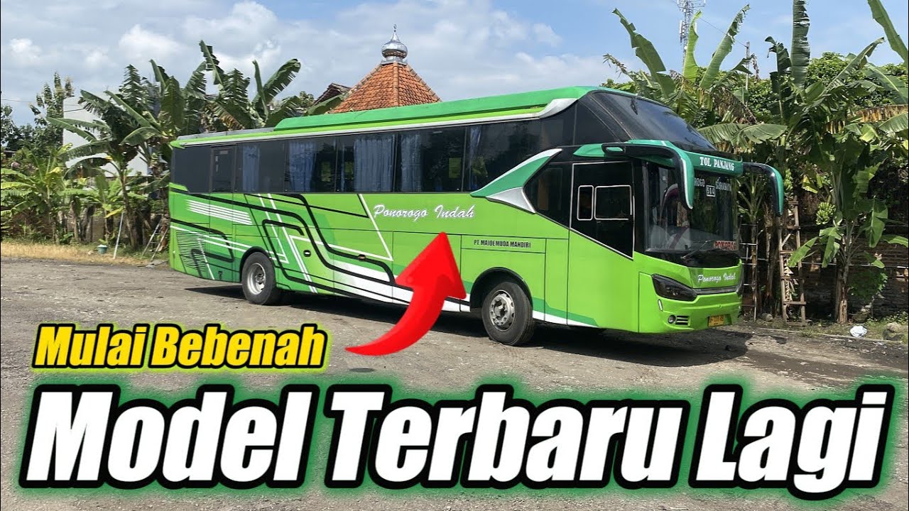 GARASI POIN‼️jam saing bus terbaru Ponorogo indah 3 yunit👍🔥.