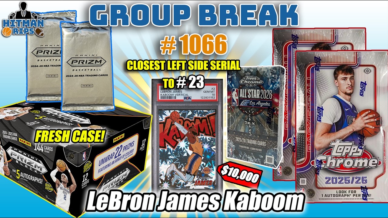 $10,000 LeBRON JAMES KABOOM GIVEAWAY, NATIONAL TREASURES & MORE!