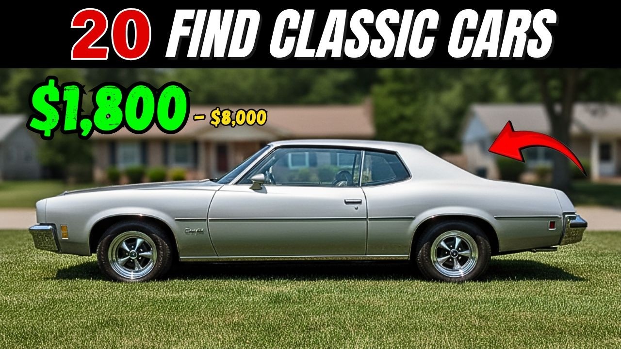 Невероятно дёшево! 20 крутых классических автомобилей на продажу! 1800–8000 долларов!