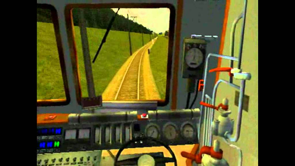 Kant z pociągiem pośp. rel. Kraków Płaszów-Zakopane. Symulator Maszyna EU07-424.