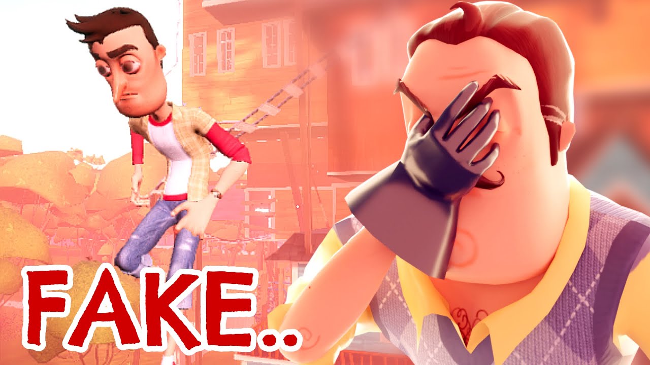 BEATING a FAKE Hello Neighbor Speedrun LEGITIMATELY.. (2.5k special)