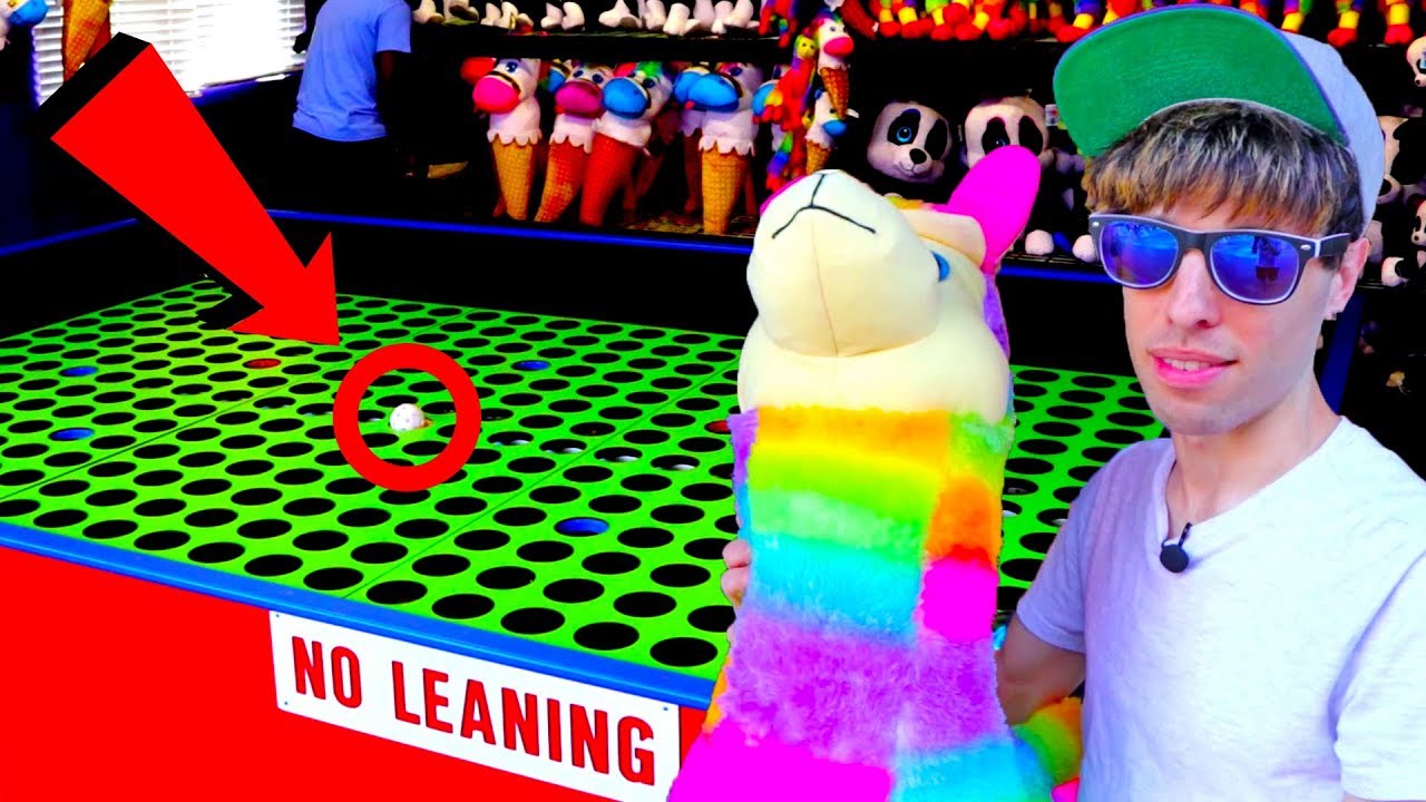 I Won The BIGGEST Prizes Possible from Carnival Games!