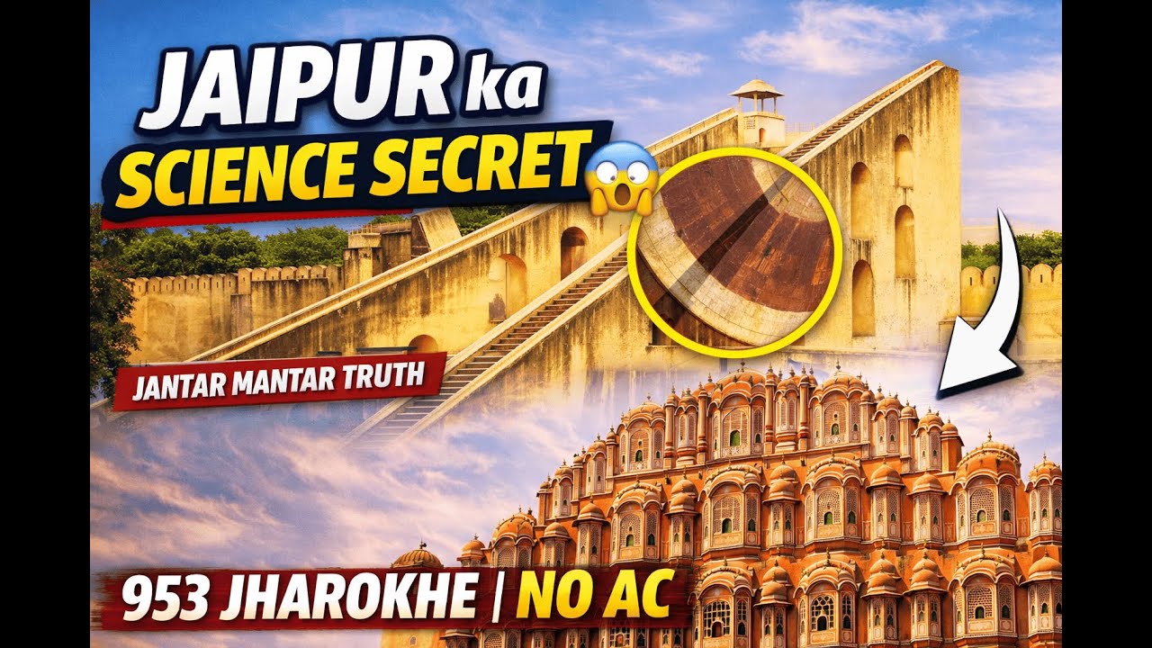 300 Saal Purana Science | Time from Stone?! | Jantar Mantar & Hawa Mahal Secrets