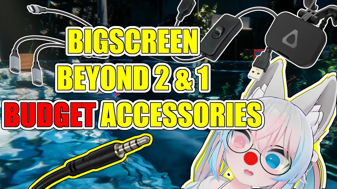 Bigscreen Beyond 2 и 1 — лучшие бюджетные аксессуары (аудиоразъём, улучшения комфорта, USB-концен...