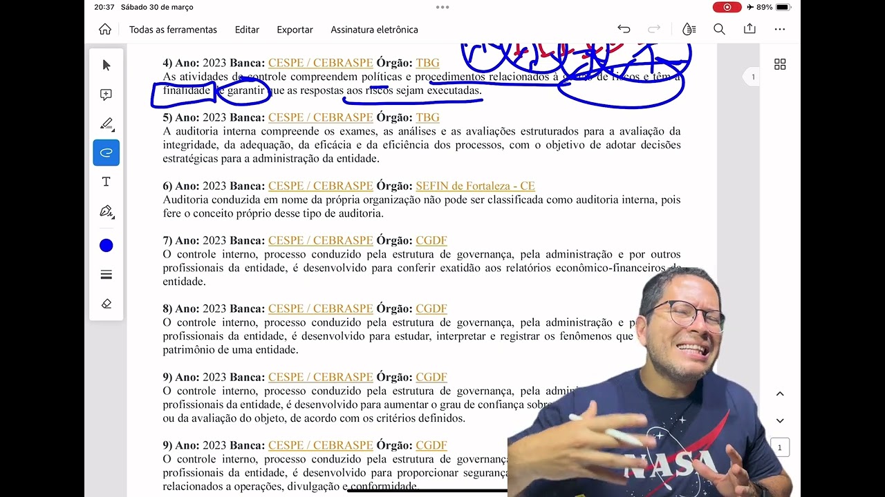 Simulado Controle Interno para Câmara