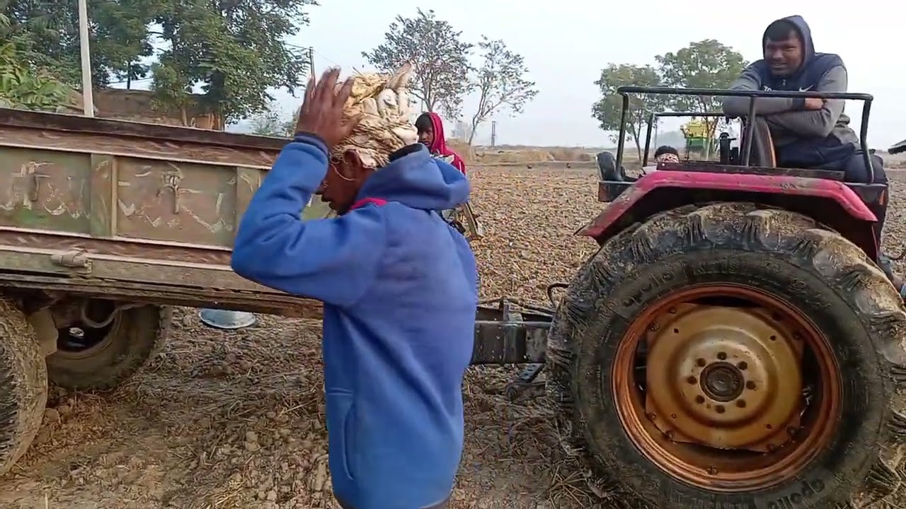 ট্রাক্টরে কাজ করতে গিয়ে আমরা কি কি করি দেখো।।