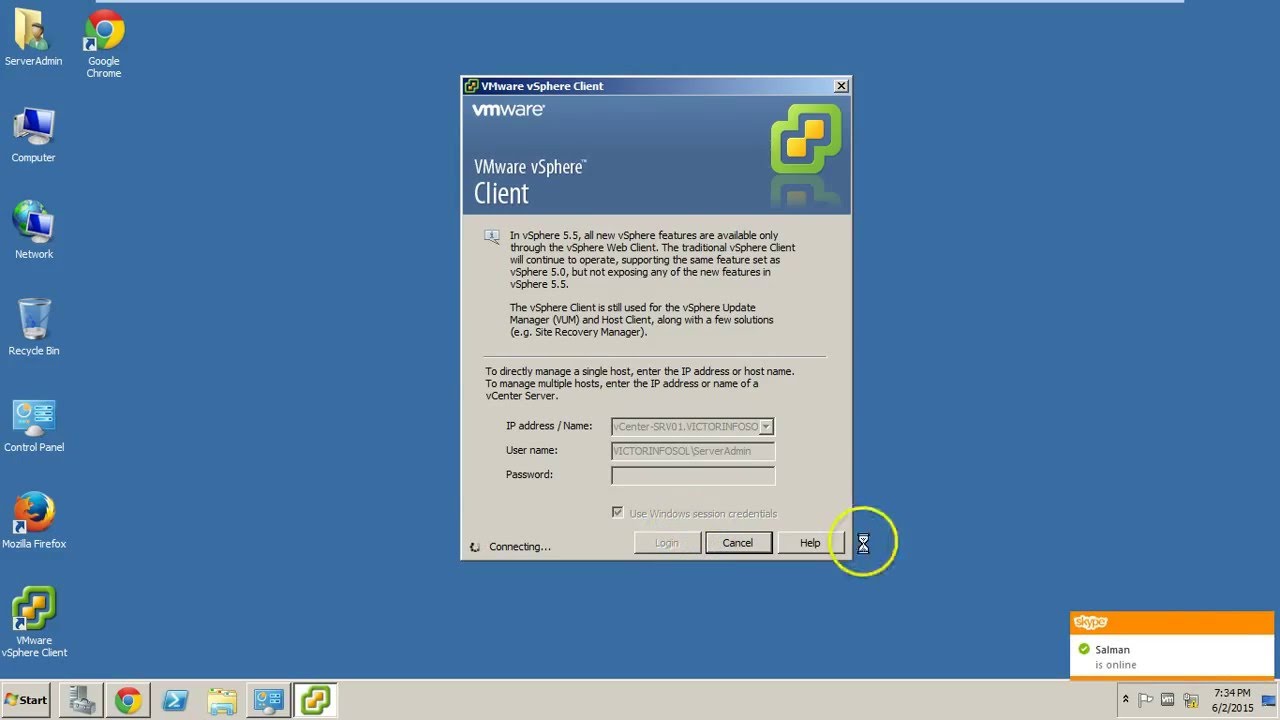 How To Set Active Directory User Authentication for vCenter Server