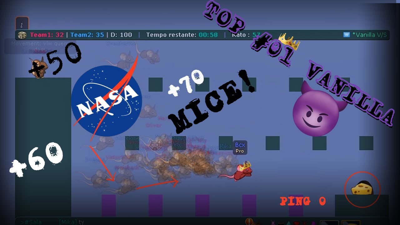 Transformice - BCX +50/+70 MICE VanillaVs [NASA/PRO]