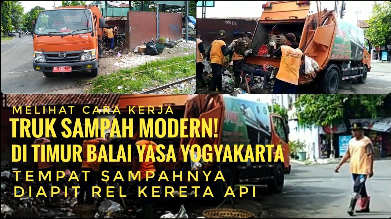 Ternyata Begini Cara Kerja Truk Sampah Modern Milik Pemkot Yogyakarta