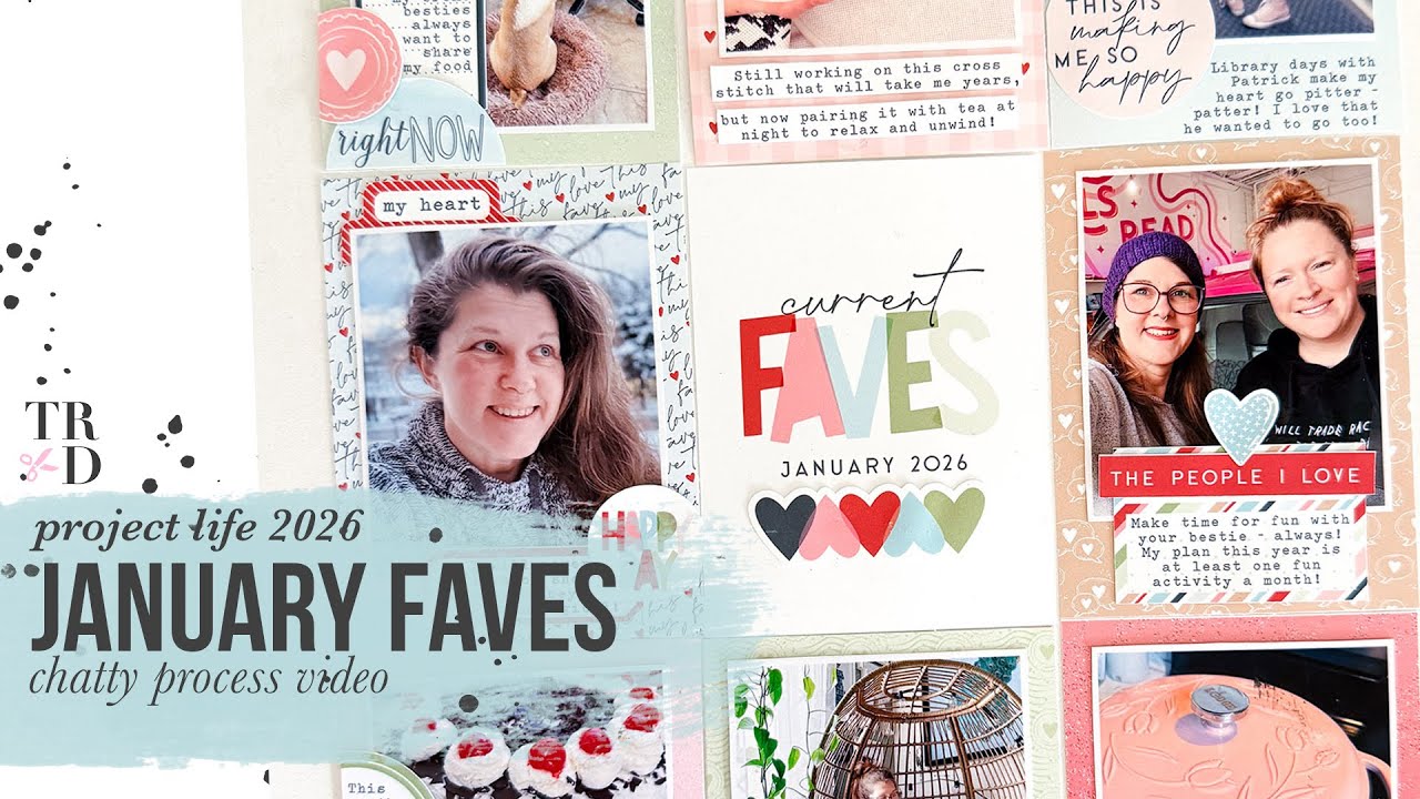 January Faves Chatty Pocket Page Video!