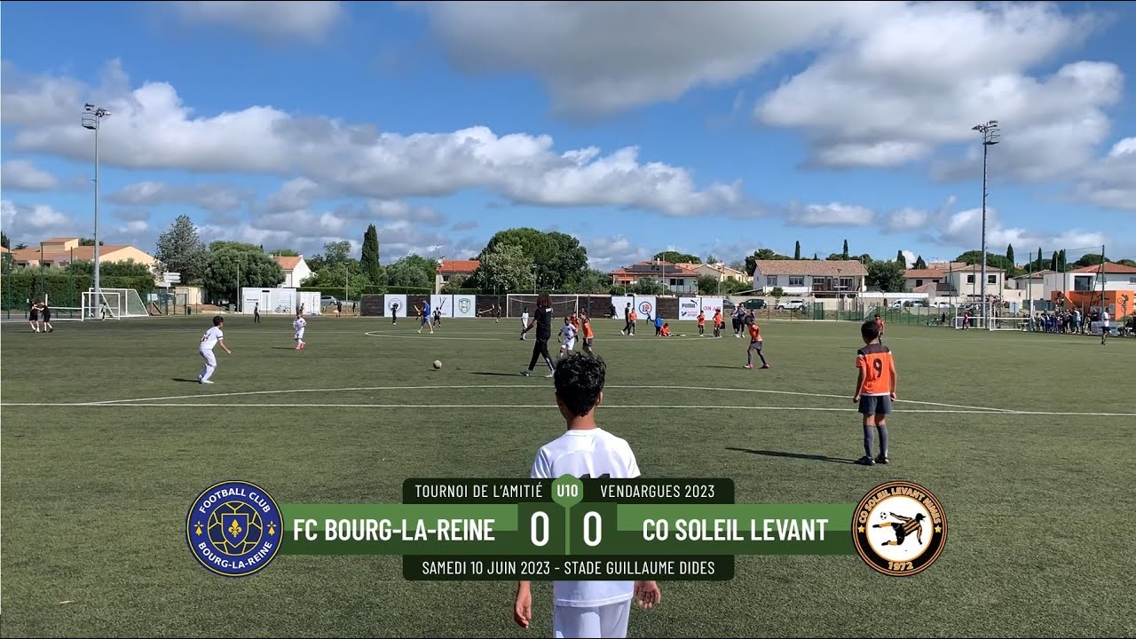 Tournoi Vendargues U10 - (2eme match Poule B) FC Bourg-la-Reine - CO Soleil Levant