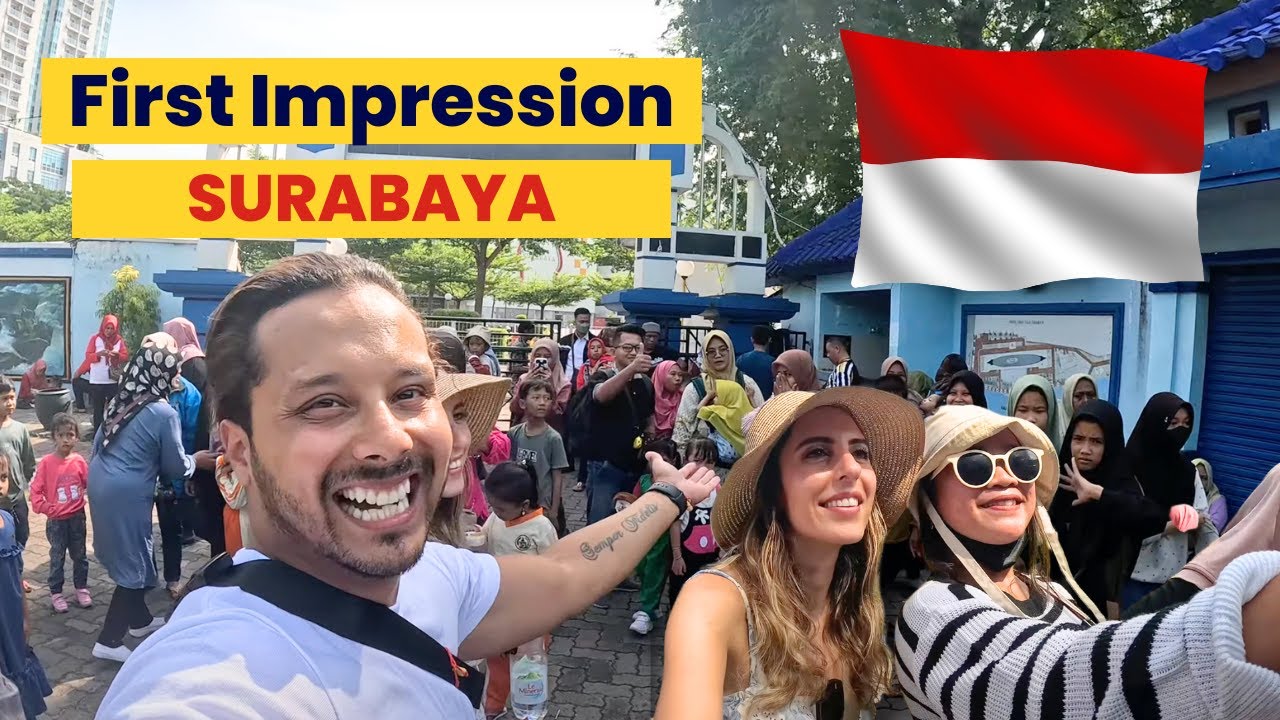 Our First Impression Of Surabaya! WOW! 🇮🇩 (Indonesia)
