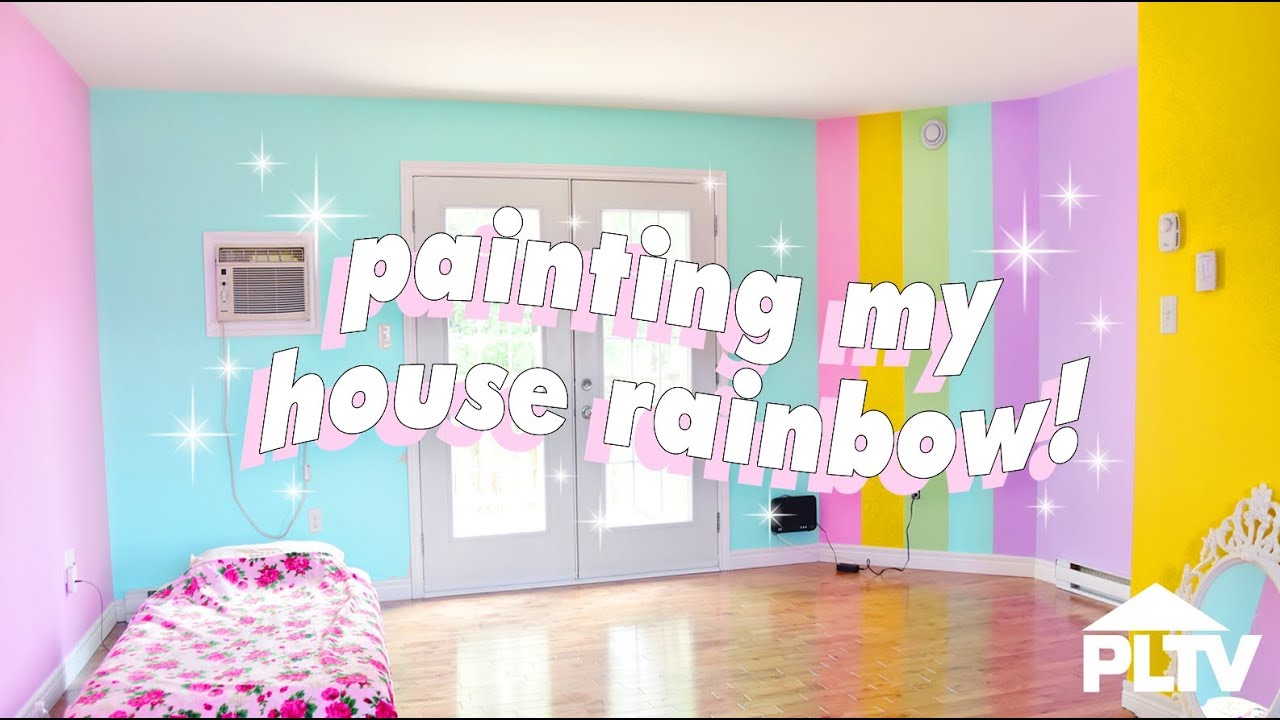 🌈🏠 PAINTING MY HOUSE RAINBOW 🏠🌈