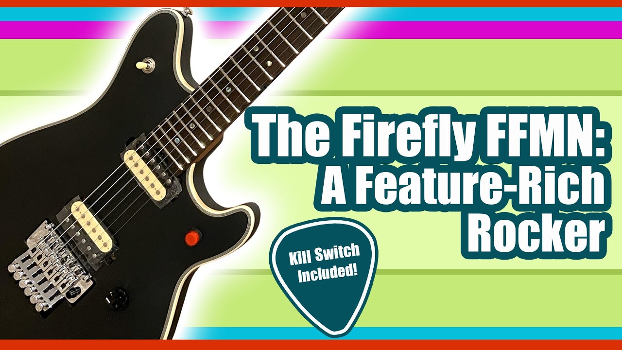 Гитара Firefly FFMN: Эта гитара похожа на EVH Wolfgang, и она производит впечатляющее впечатление.