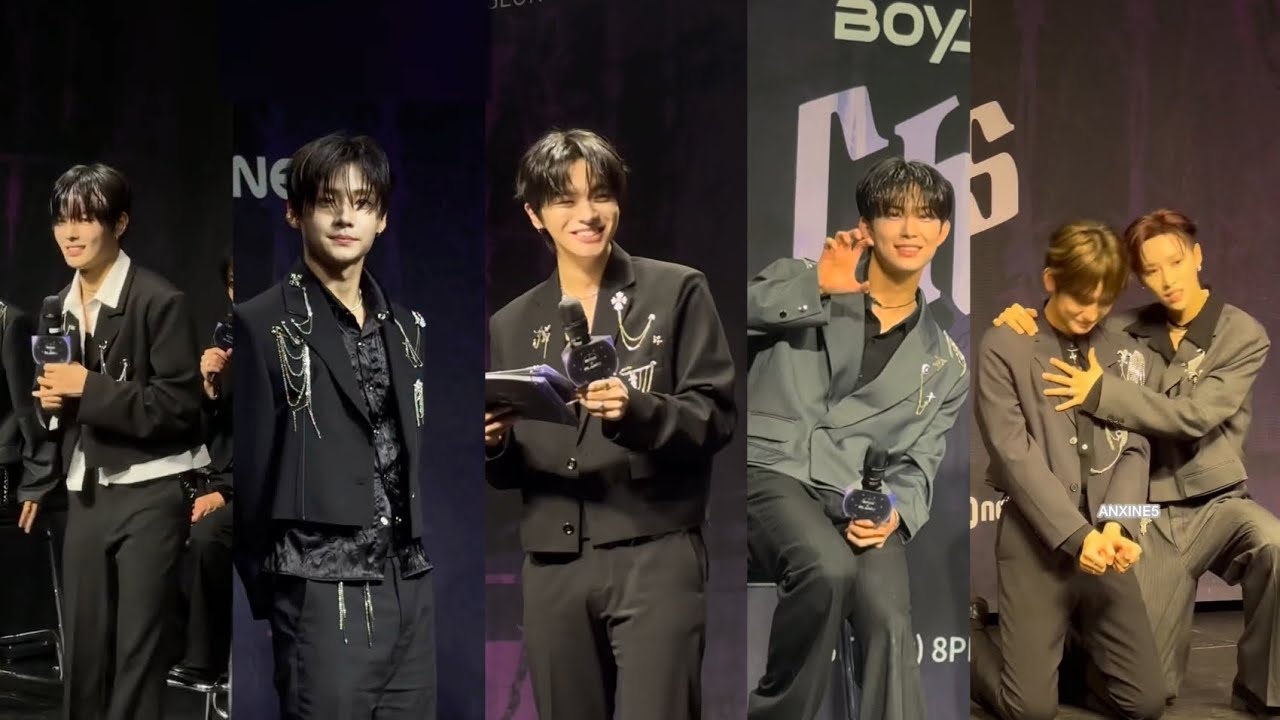 BoysPlanet 2 Chains Team Fanmeeting Leo, Sangwon, Anxin, Geonwoo, Jiahao & Leejeong