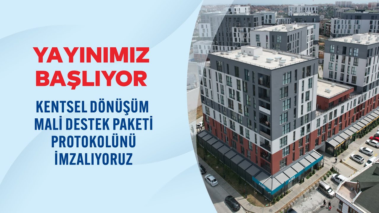 İBB Kentsel Dönüşüm Mali Destek Paketi Protokolünü İmzalıyoruz. #canlı