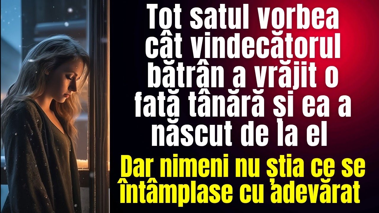 Tot satul vorbea ca bătrânul vindecător a fermecat o fată tânără care a născut de la el. Dar nimeni
