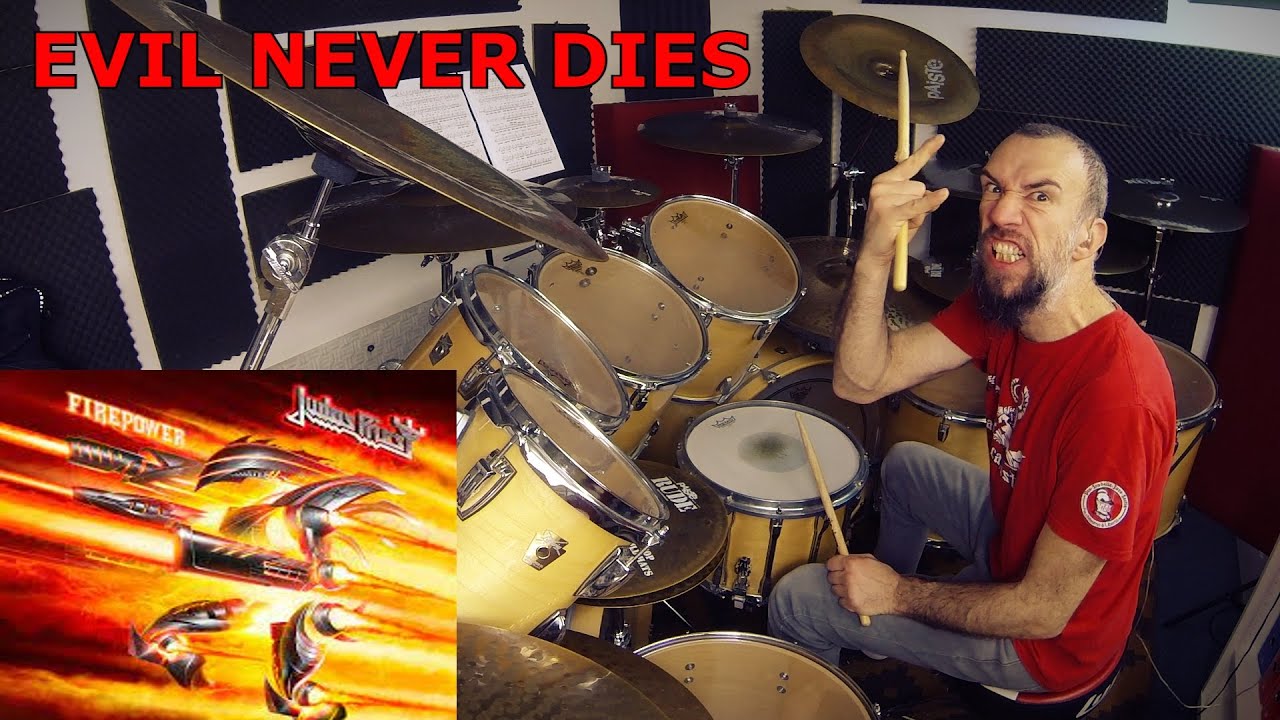 Judas Priest - Evil Never Dies - SCOTT TRAVIS DrumCover by EDO SALA