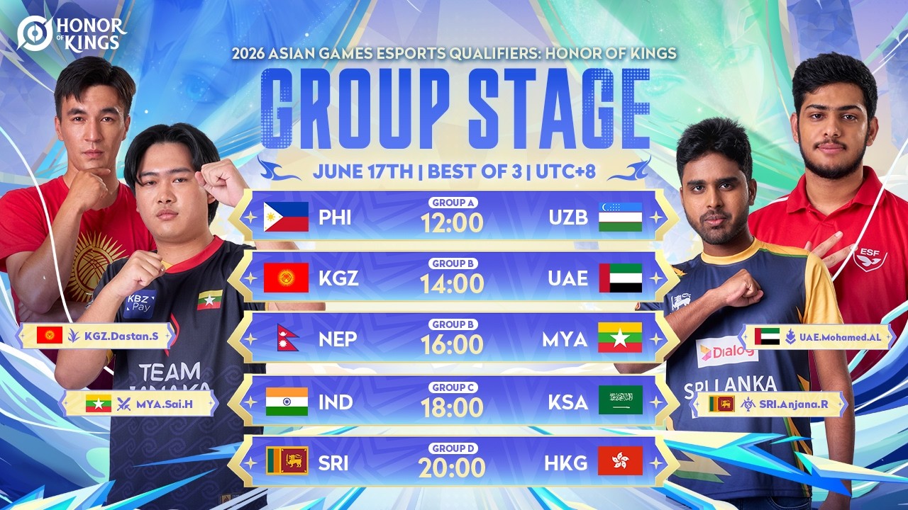 [EN] 2026 Asian Games Esports Qualifiers: Honor of Kings| Group Stage Day 5