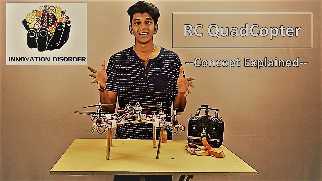 Basic Concept of a Drone | Quadcopter | Innovation Disorder